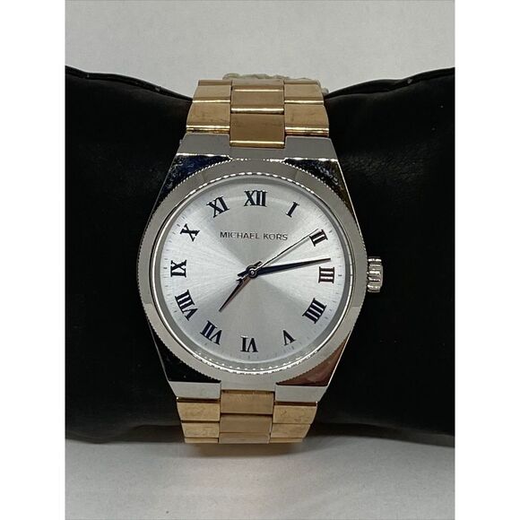 Michael Kors Channing MK6150 Women's Stainless Steel Analog Quartz Watch XR225 - Picture 1 of 12